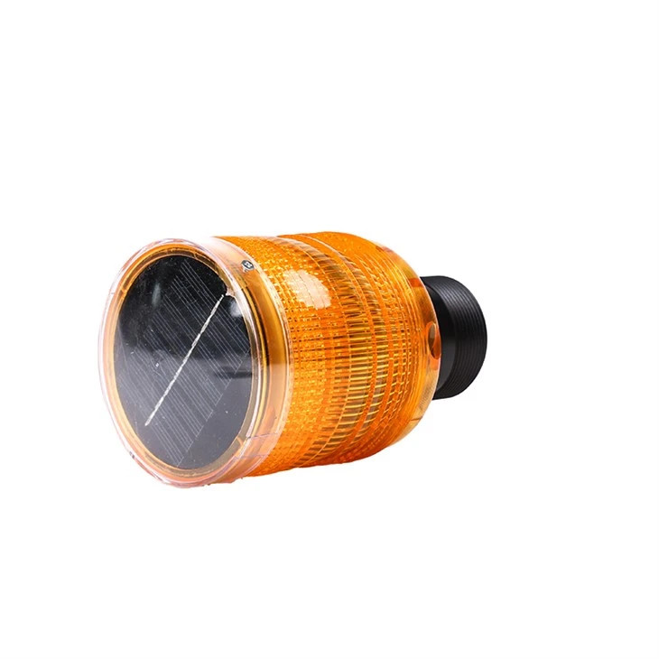 Solar Traffic Warning Safety Signal Cone Alarm Light